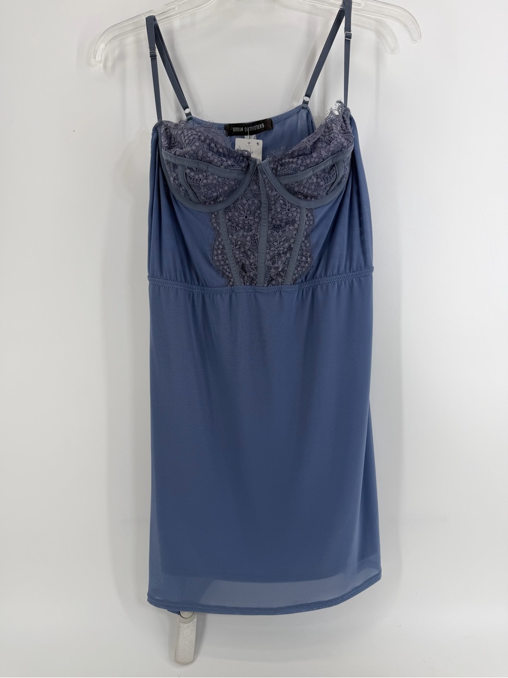 ⚙️3For$30⚙️ NEW Urban Outfitters Slate Blue Lace Slip Dress